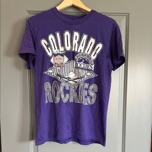 Vintage Colorado Rockies Purple T-Shirt